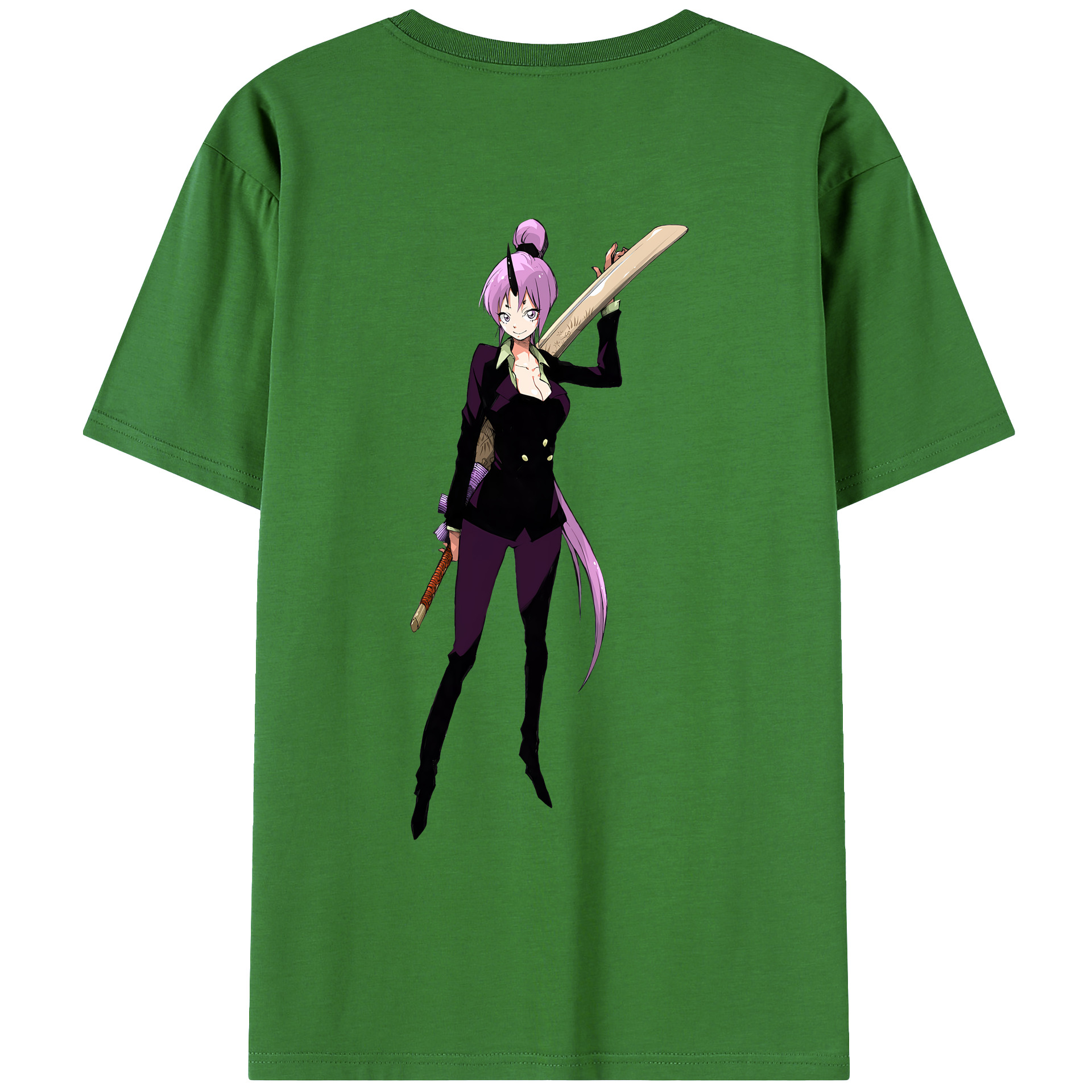 （画像用） 転スラ Regarding Reincarnated to Slime レディース半袖Tシャツ(バックプリント)
